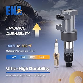 Amazon.com: ENA Set of 6 Ignition Coil Pack with 6 Platinum